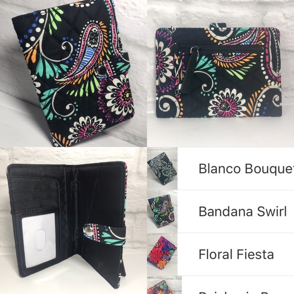 Vera Bradley Accessories Vera Bradley Passport Travel Wallet Cotton